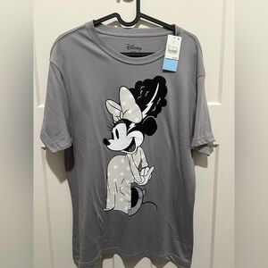 NWT Disney Halloween Minnie Gray T-Shirt